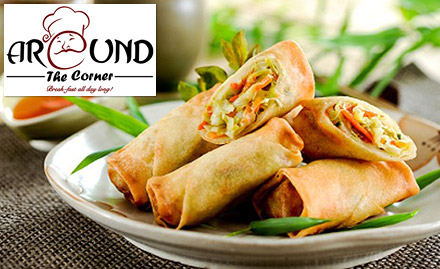 Around The Corner Pradhan Nagar - 15% off on total bill. Enjoy North Indian, Chinese and Continental cuisines!
