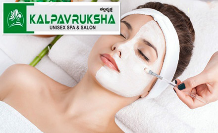 Kalpavruksha Unisex Spa And Salon Old PB Road - 30% off on salon services on a minimum billing of Rs 1000. Get facial, bleach, hair spa, manicure and more!