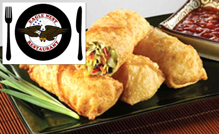 Eagle Nest Restaurant Azara - 15% off on total bill. Enjoy North Indian, Chinese and Tibetan cuisines!