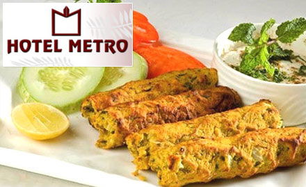 Metro Hotel Civil Lines - 20% off on food bill. Enjoy Indian, Chinese, Mughlai & Continental cuisine!
