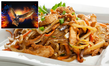 Baaz Hookah Lounge Tajganj - 30% off on food bill. Enjoy Chinese cuisine!