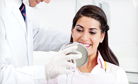 Kukreja Dental Clinic Baltana - 199 for dental consultation, scaling, polishing & Cleaning!