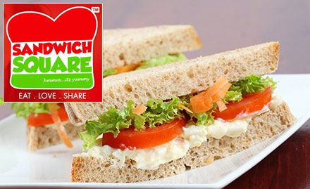 Sandwich Square Anna Salai - Enjoy buy 2 get 1 free offer on sandwiches!