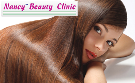Nancy Beauty Clinic Mettur Road - Enjoy 50% off on hair straightening!