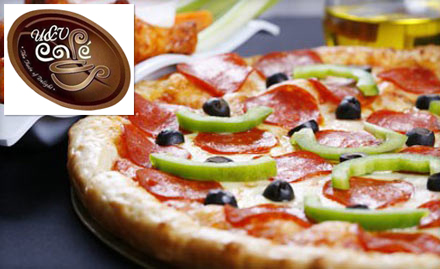 U & V Cafe Puthur - Get a regular pizza absolutely free on purchase of 2 medium pizzas!