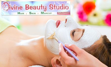 Divine Beauty Point Sector 25, Gurgaon - Rs 9999 for pre-bridal and bridal package. Get facial, manicure, haircut, hair spa, body massage, body crystal polishing and more!