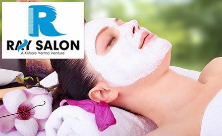 Ray Salon Vijay Nagar - 40% off on all salon services. Choose from facial, bleach, waxing, hair colour & more! 