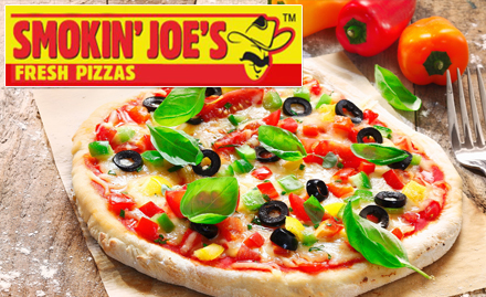 Smokin Joes Keshwapura - Get garlic bread and soft drink absolutely free on purchase of 1 large pizza!