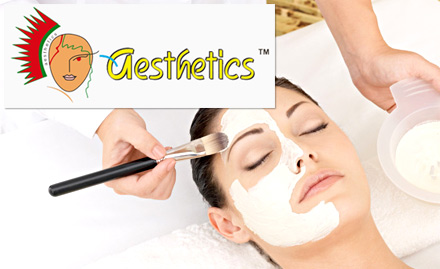 Aesthetics Boutique & Beauty Parlour Kutchery Road - 30% off on beauty and hair care services. Get facial, bleach, head massage, hair spa, manicure and more!