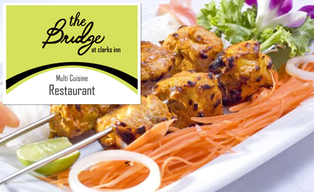 The Bridge Gokul Road - 15% off on food bill. Enjoy Chinese, North Indian, South Indian & Tandoori cuisine!
