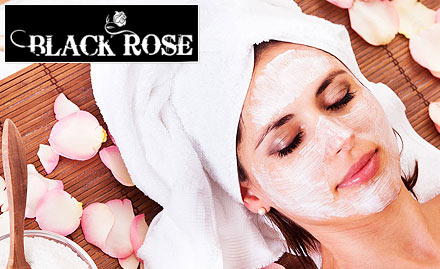 Black Rose Hair & Beauty Studio Nikol - Upto 40% off on makeup, salon and hair care services. Get facial, bleach, waxing, haircut, rebonding and more!
