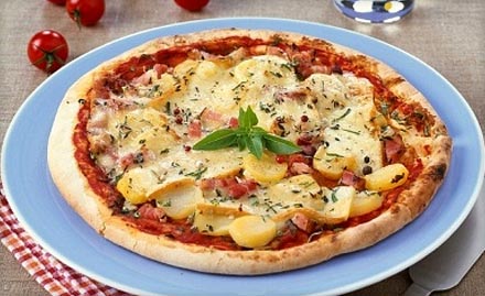 KJ Restaurant Pillayarkuppam - Get 1 regular pizza absolutely free on purchase of 2 medium pizza
