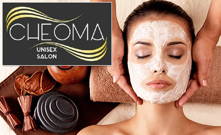 Cheoma Unisex Salon Western Express - 50% off on salon services. Get facial, bleach, waxing & more!