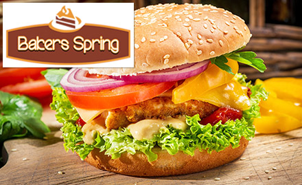 Bakers Spring Royapuram - 20% off on a minimum bill of Rs 500. Enjoy fried chicken, pizza, burger & more!
