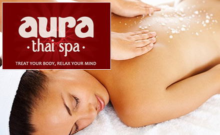 Aura Thai Spa Bandra West - Rs 500 off on spa services, massages, body polishing, body scrub & more. Valid across 11 outlets in Mumbai!