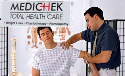 Medichek Advance Physiotherapy Center SVP Road - 40% off on physiotherapy sessions.Get rid off all aches! 