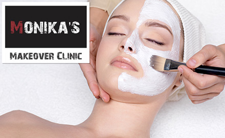 Monikas Makeover Clinic Malviya Nagar - Any 8 beauty services at just Rs 799. enjoy facial, bleach, manicure and more!