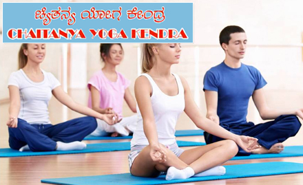 Chaitanya Yoga Kendra Gokulam - 4 yoga sessions at just Rs 19. Also get 30% off on further enrollment!
