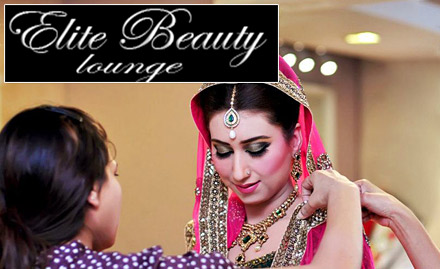 Elite Beauty Lounge Velachery - Rs 1999 for bridal package. Get saree draping, hair styling, makeup & more!