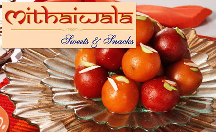 Mithaiwala SF Road - 15% off on a minimum billing of Rs 500. Enjoy sweets and snack items!