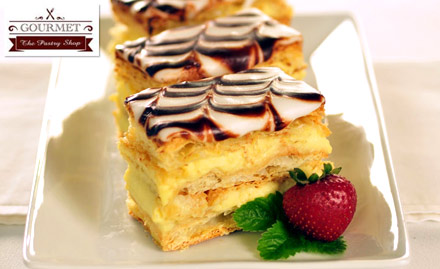 The Gourmet Shop - Orchid Hotel Vile Parle - 20% off on total bill. Enjoy delicious and freshly baked cakes and more!