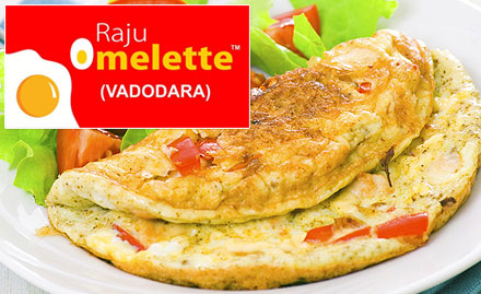Raju Omelette Gurukul - 20% off on total bill. Enjoy mouth-smacking fast food delicacies!