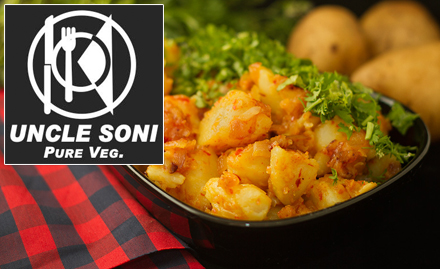 Uncle Soni Takeaway Nirman Nagar - Upto Rs 200 off on total bill. Relish North Indian, South Indian and Chinese food!