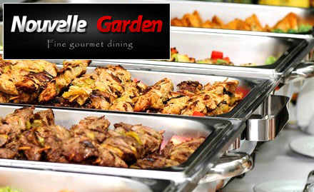 Nouvelle Garden J P Nagar - 20% off on dinner buffet or 15% off on a minimum bill of Rs 1500!