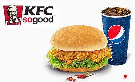 KFC Kalyan East & West Exists - Rs 139 for Chicken Rockin Combo along with a PVR gift voucher