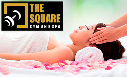 The Square Gym & Spa Navi Mumbai - 40% off on spa services. 