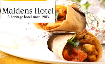 The Garden Terrace - Maidens Hotel Civil Lines - 20% off on total bill. Enjoy Continental and North Indian delicacies!