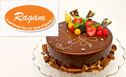 Ragam Bakery Ganapathi - 20% off on cakes. Relish delightful creamy cakes!