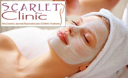 Scarlet Clinic Greater Kailash Part 1 - Rs 1499 for facial, bleach, manicure, pedicure, head massage, waxing, body scrub and threading!