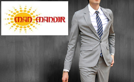Man Mandir Malad East - 30% off on unstitched fabric. Look stylish!