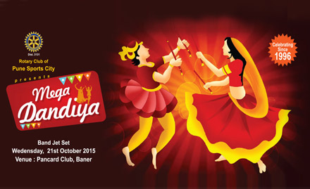 Mega Dandiya Baner - Dandiya bash! Entry passes to dandiya night at just Rs 250
