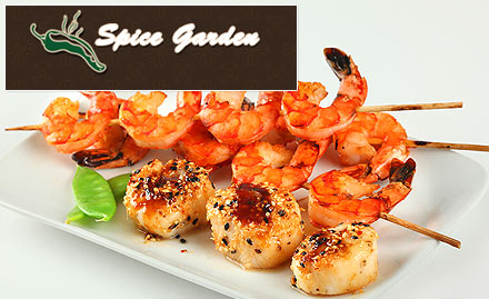 Spice Garden Kothrud - 25% off on food bill. Enjoy North Indian, Chinese and Sea food delicacies!