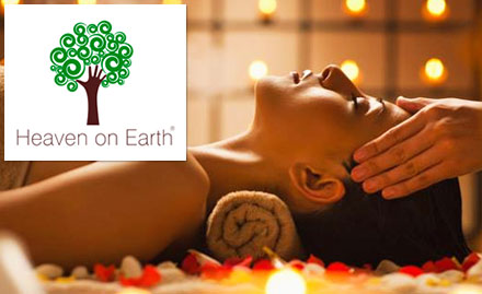 Heaven On Earth Natubhai Circle - Upto 32% off on hair, beauty & wellness services. Enjoy hair spa, body massage, foot reflexology & more!