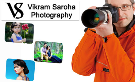 Vikram Saroha Photography Doorstep Services - Professional photo shoots starting at Rs 3399. Get pre wedding photo shoots, kids portfolio and more!