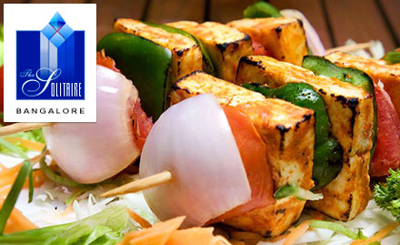The Mine - The Solitaire Hotel BTM Layout - 20% off on total bill. Enjoy seafood, paneer tikka, beverages and more!