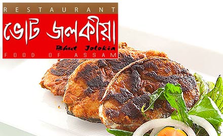 Bhut Jolokia Zoo Tiniali - 15% off on food bill. Enjoy delicious Assamese delicacies!