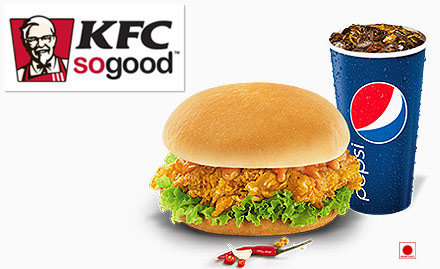 KFC Hadapsar - Rs 139 for Chicken Rockin Combo along with a Fastticket movie voucher