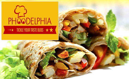 Phoodelphia Bandra East - Enjoy buy 1 get 1 offer on frankies and shawarmas