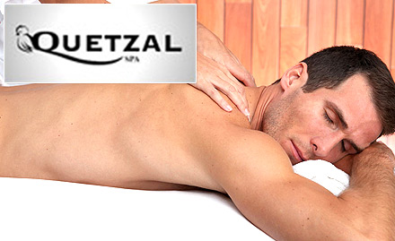 Quetzal Spa Sector 18 Noida - Rs 999 for full body massage and shower. Choose from aroma, deep tissue, Thai, Swedish therapy or Balinese massage!