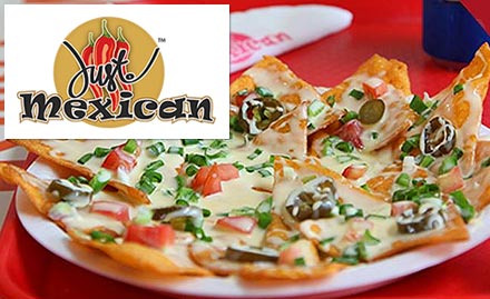Just Mexican Kurla East - 20% off on total bill. Enjoy tacos, pizzas, nachos and more!