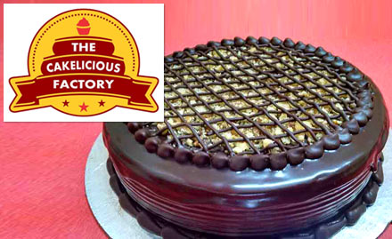 The Cakelicious Factory Sikanderpur - 20% off on cakes. Get white forest, choco marble, red velvet & more!