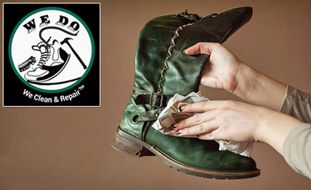 We Do Shoes Doorstep Services - 20% off on dry cleaning of shoes. Free pick up and delivery!