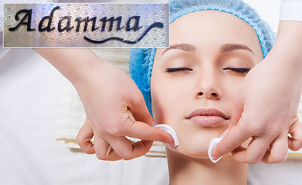 Adamma Unisex Salon & Spa Pitampura - D-tan manicure, D-tan pedicure, nourishing hair spa, D-tan face bleach and threading at just Rs 799!