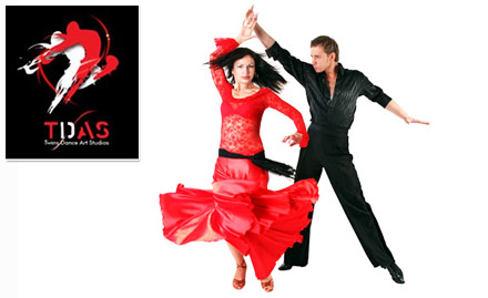 Twins Dance Art Studios Ghatkopar East - 4 Salsa dance sessions at just Rs 9. Also get 20% off on quarterly membership!