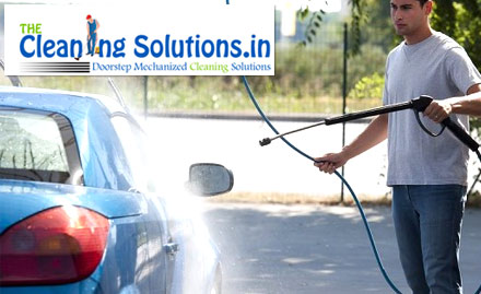 The Cleaning Solution Doorstep Services - Car cleaning services starting from Rs 649 at your doorstep!
