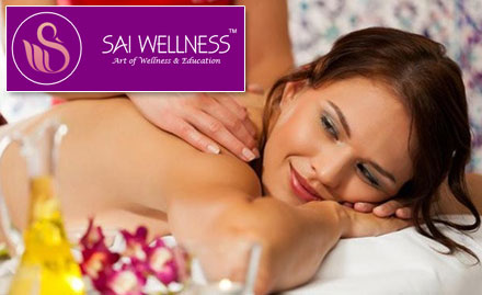 Sai Wellness Dommasandra - Rs 599 for wellness package. Get full body massage, foot massage, head massage and more!